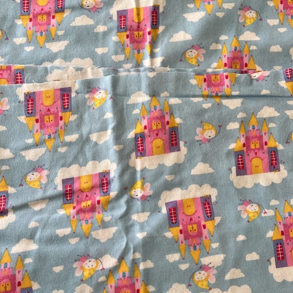 Flannel Princess Castle Fabric - Picture 4 of 7